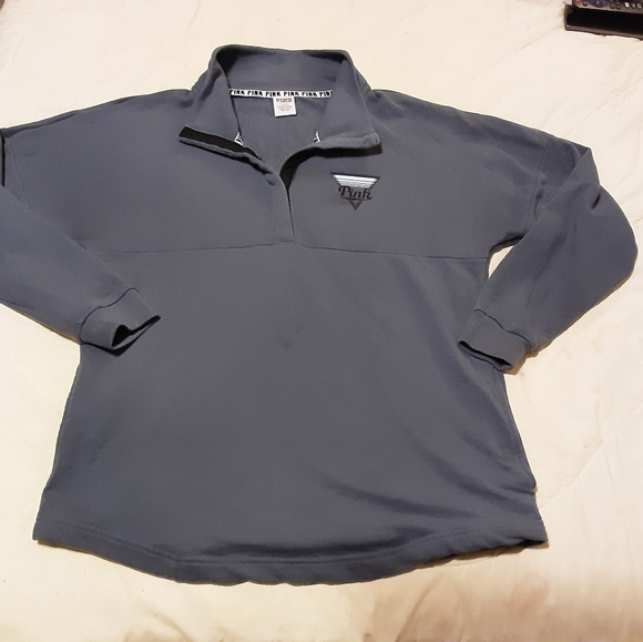 Victoria's Secret Pink Varsity Crew Pullover Med. - Picture 5 of 7